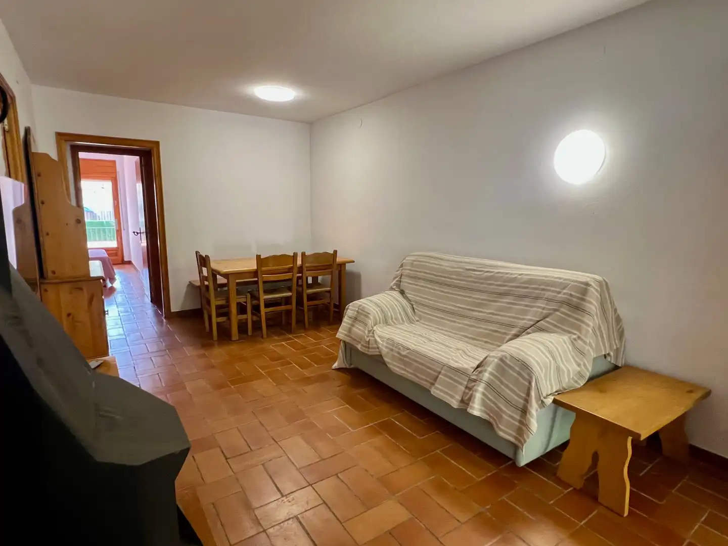 Sala d'estar de Casa adosada de lloguer en Palafrugell amb Terrassa i Moblat