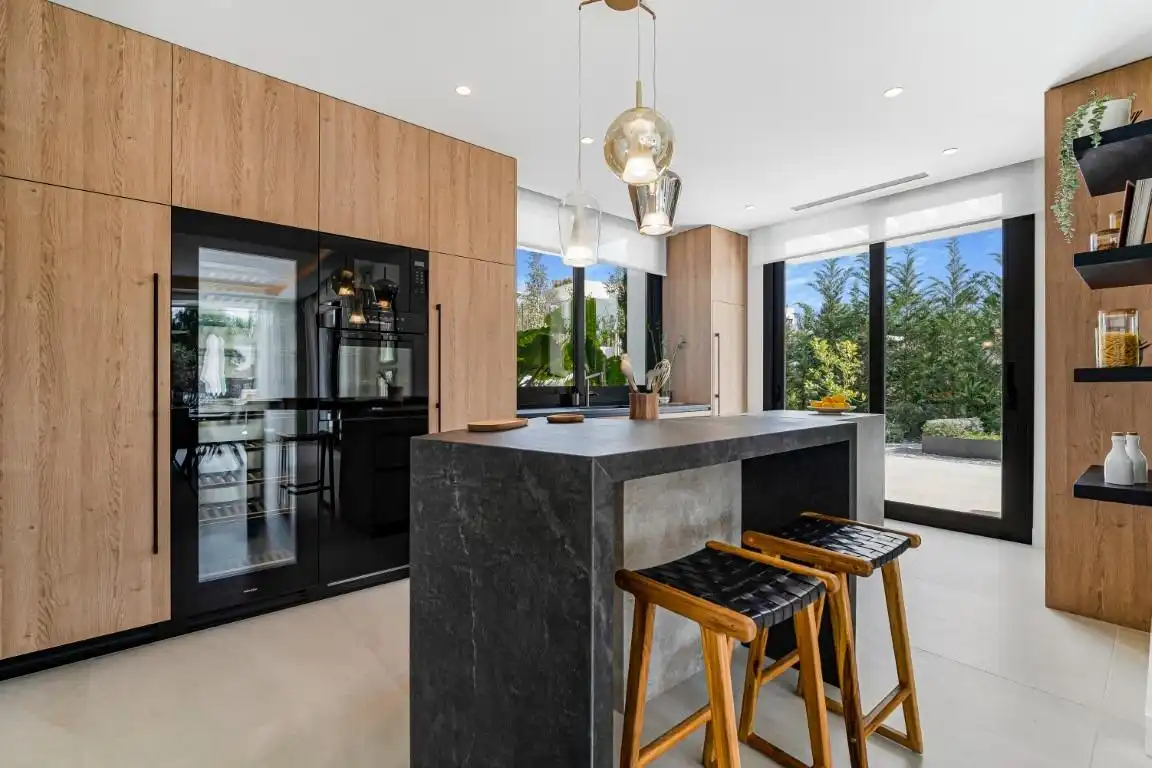 Kitchen of Houses for sale in Marbella  with Air Conditioner, Heating and Private garden