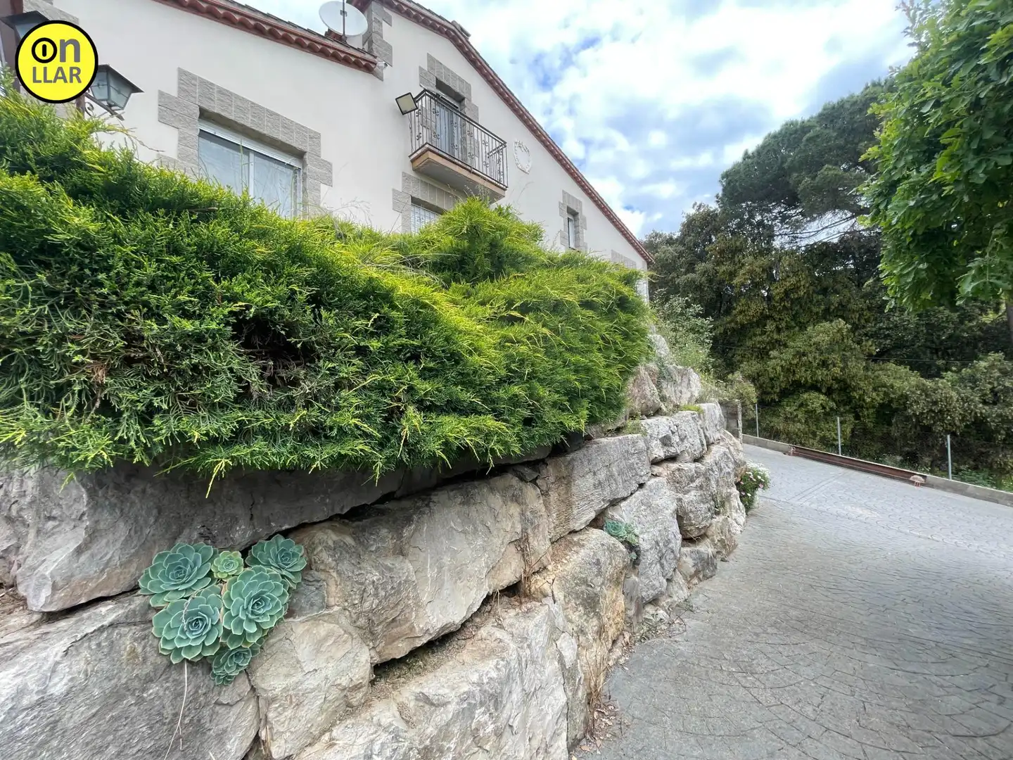 Vista exterior de Casa o chalet en venta en L'Ametlla del Vallès con Calefacción, Jardín privado y Terraza