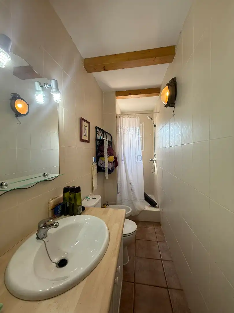 Baño de Casa o chalet en venta en Escatrón con Jardín privado, Amueblado y Lavadora