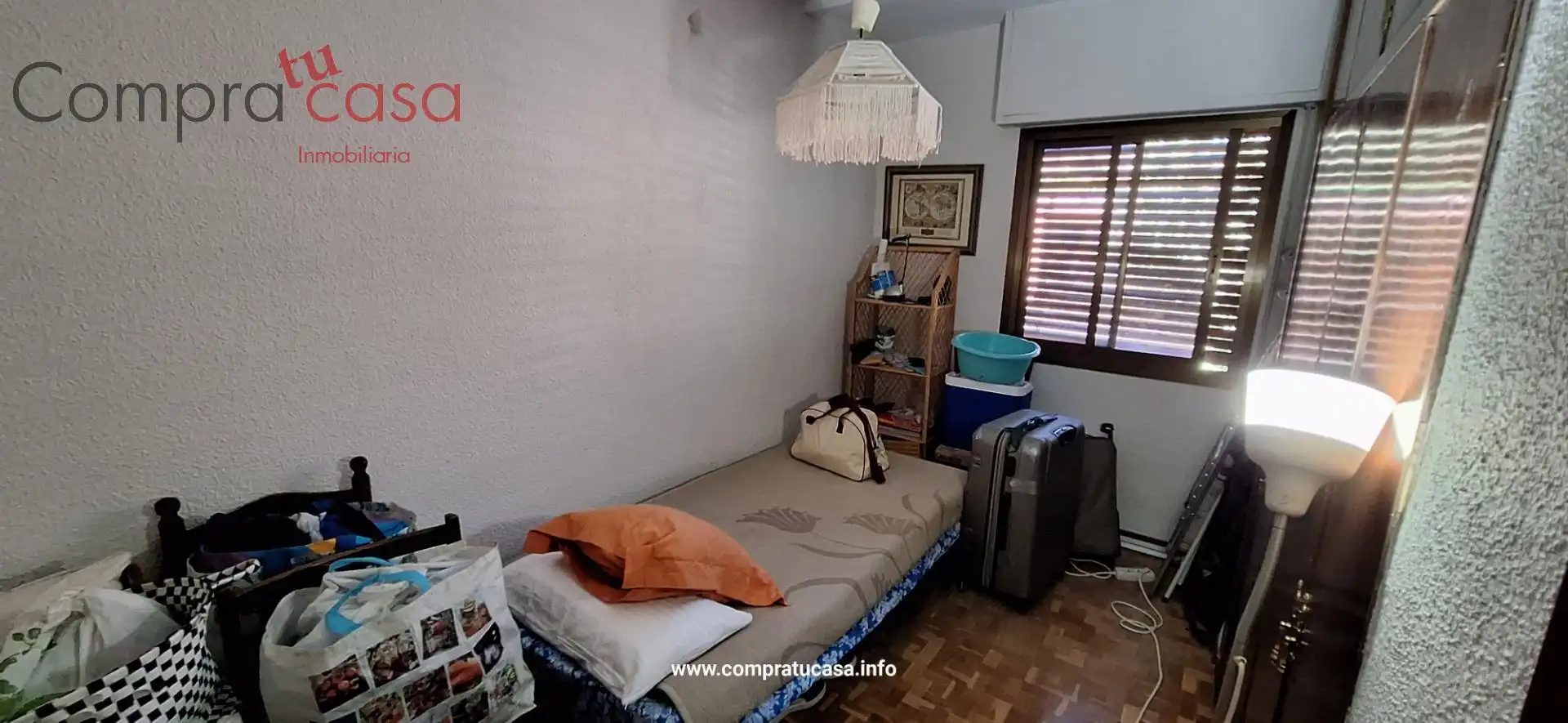 Bedroom of Flat for sale in Segovia  with Heating, Parquet flooring and Terrace