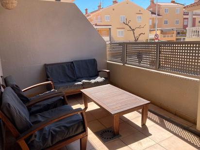 Terrace of Apartment for sale in Moncofa  with Furnished, Oven and Community pool