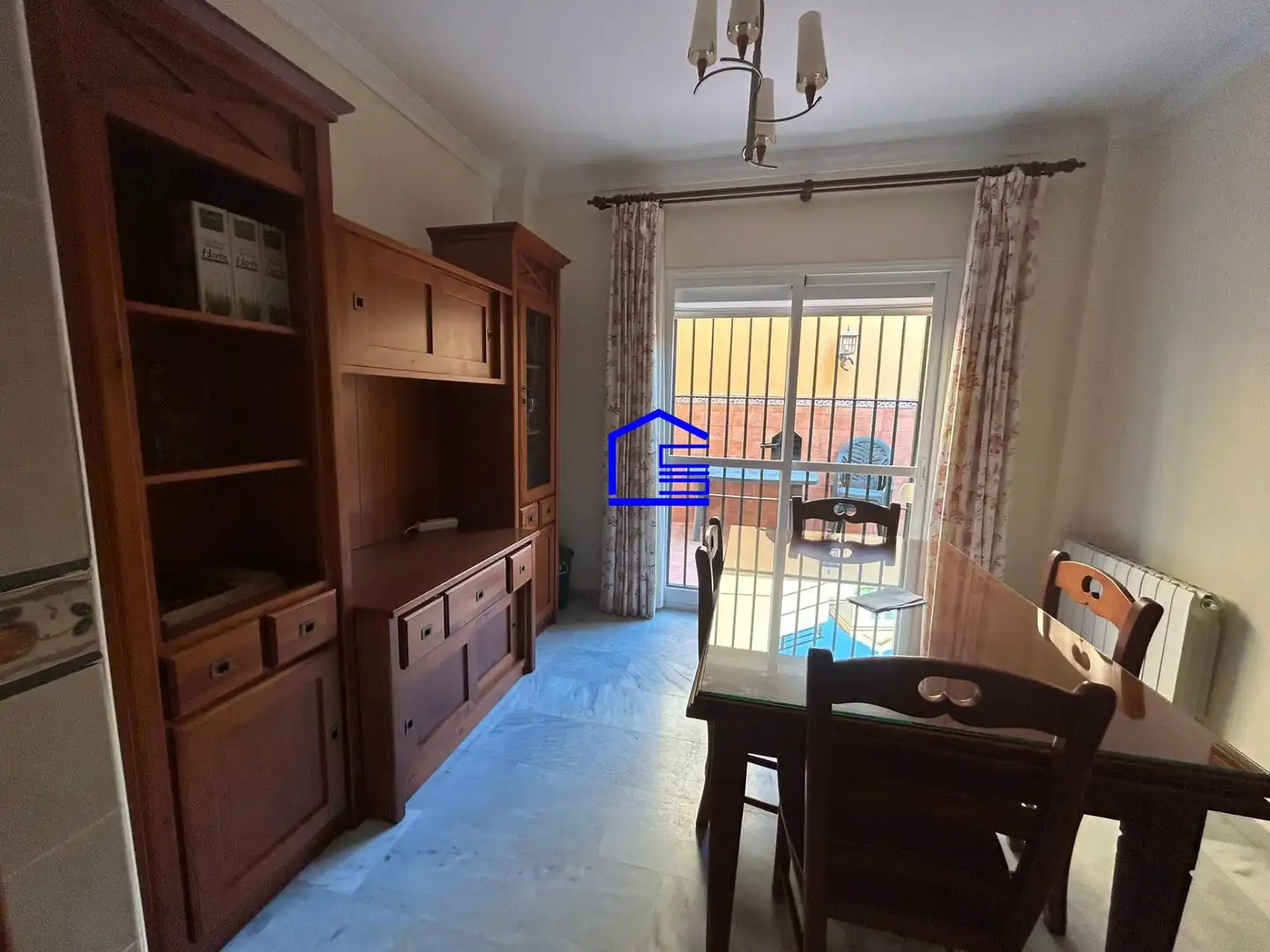 Dining room of Detached homes for rent in El Puerto de Santa María  with Air Conditioner, Heating and Private garden