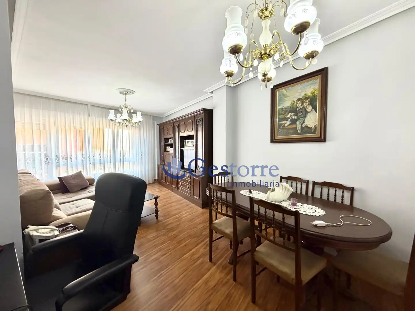 Wohnzimmer von Wohnung zum Verkauf in Gijón  mit Heizung und Balkon