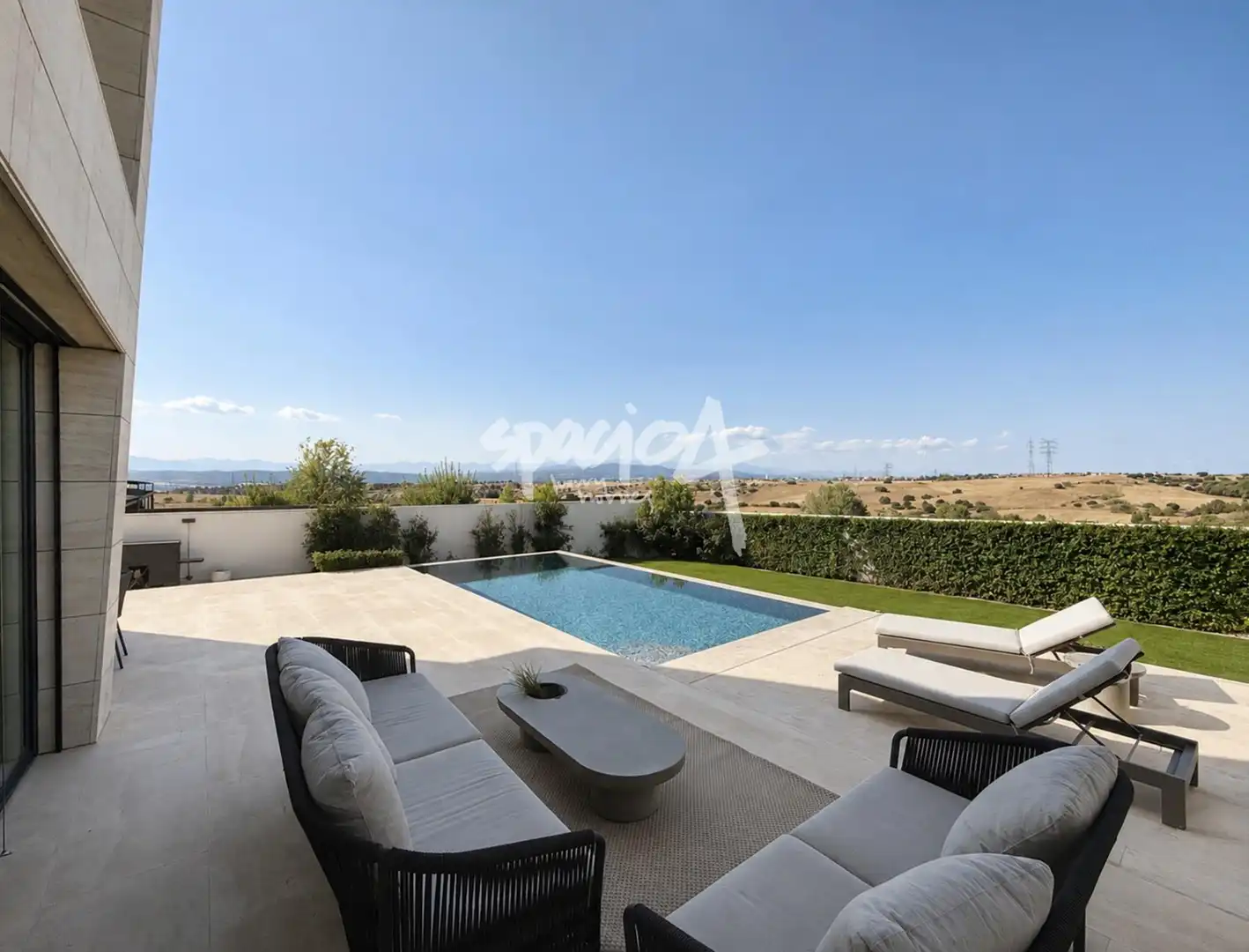 Terrassa de Casa adosada en venda en Majadahonda amb Calefacció, Jardí privat i Terrassa