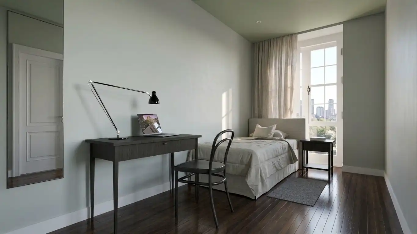 Schlafzimmer von Erdgeschoss zum Verkauf in Ferrol mit Heizung, Ofen und Waschmaschine