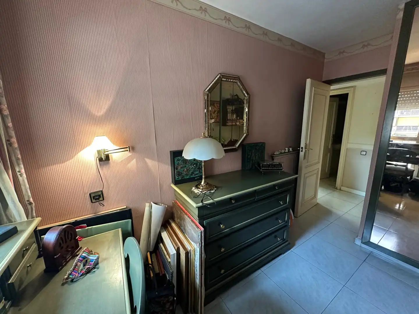 Bedroom of Flat for sale in Barcelona  with Parquet flooring, Furnished and Oven