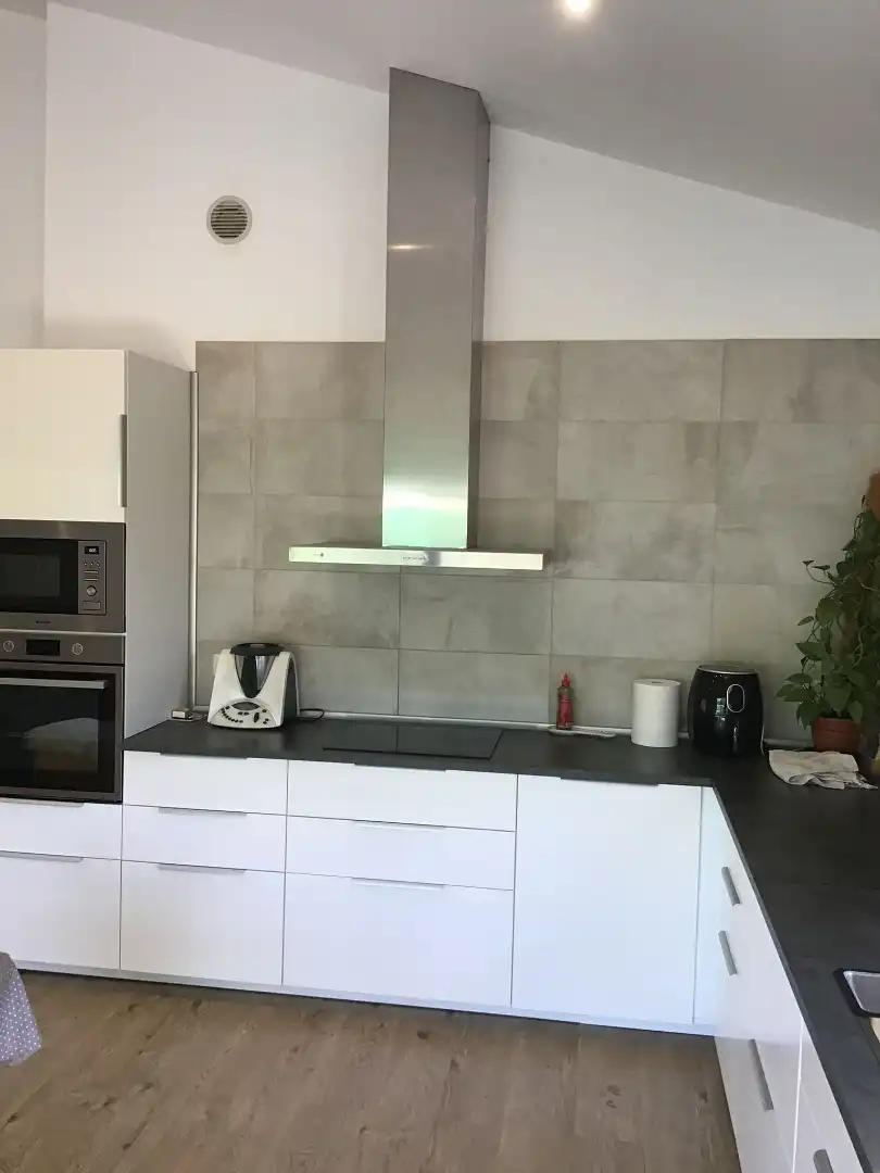 Cocina de Casa o chalet en venta en Santa Coloma de Farners con Aire acondicionado, Calefacción y Jardín privado