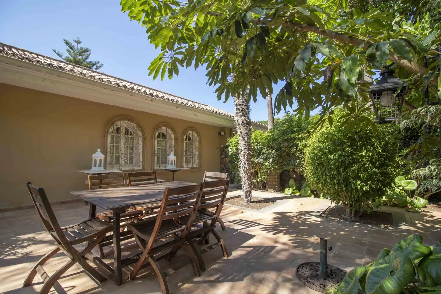Jardí de Casa adosada en venda en Santa Úrsula amb Jardí privat, Terrassa i Piscina