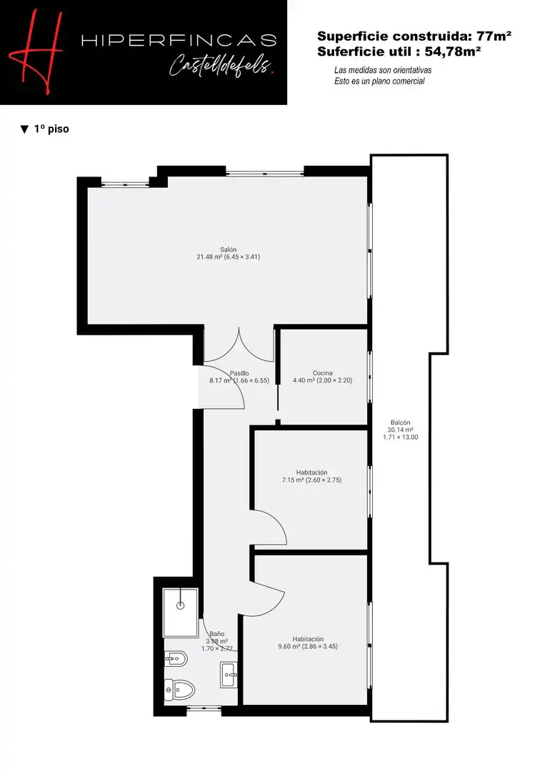 Wohnung zum Verkauf in Castelldefels mit Klimaanlage, Heizung und Terrasse