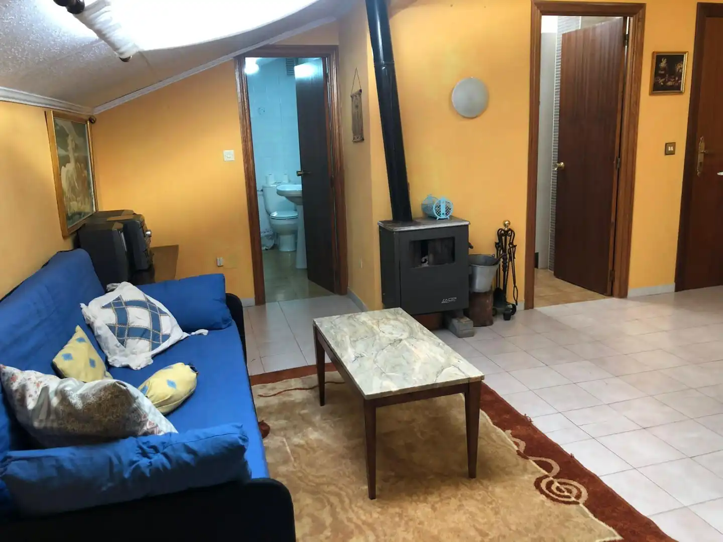 Sala de estar de Apartamento en venta en Villadangos del Páramo con Calefacción