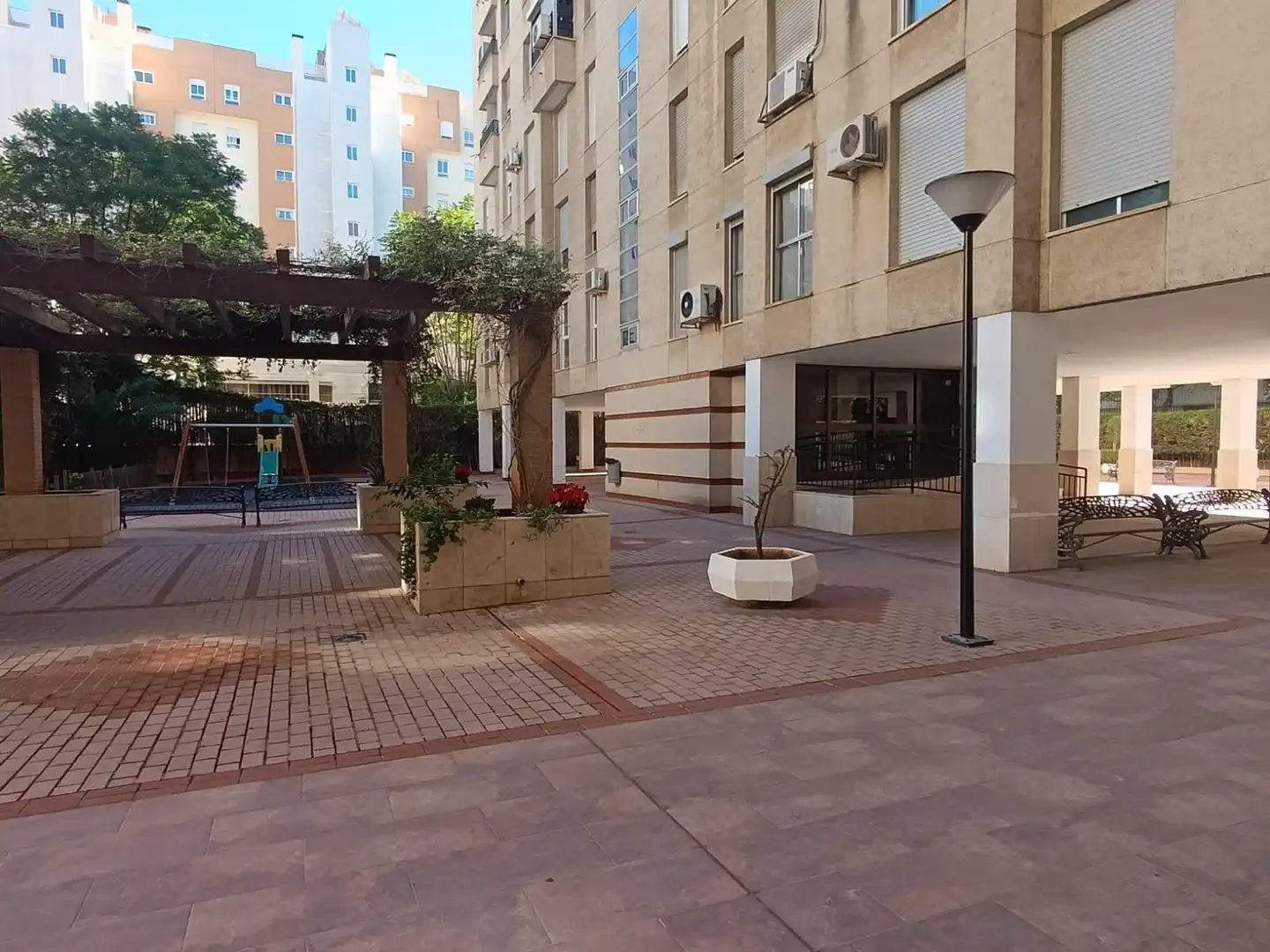 Exterior view of Flat for sale in Sevilla  with Air Conditioner and Heating