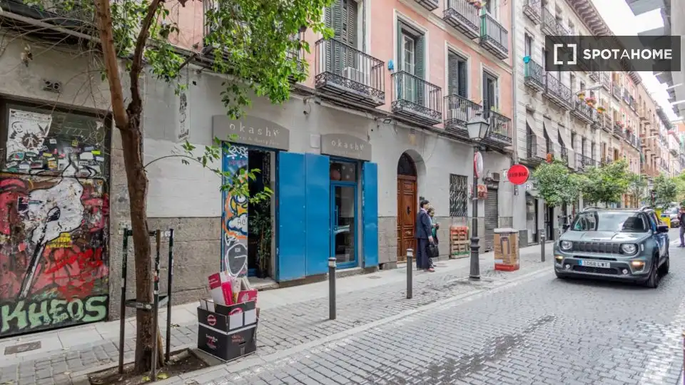 Exterior view of Flat for rent in Madrid  with Air Conditioner, Heating and Furnished
