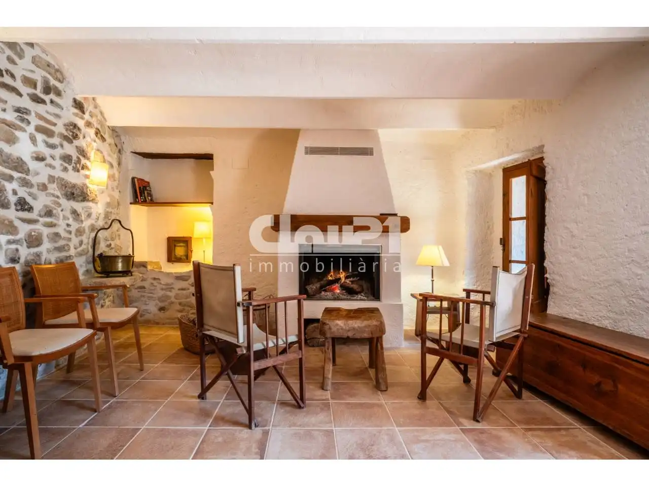 Sala d'estar de Casa o xalet en venda en Borredà amb Jardí privat