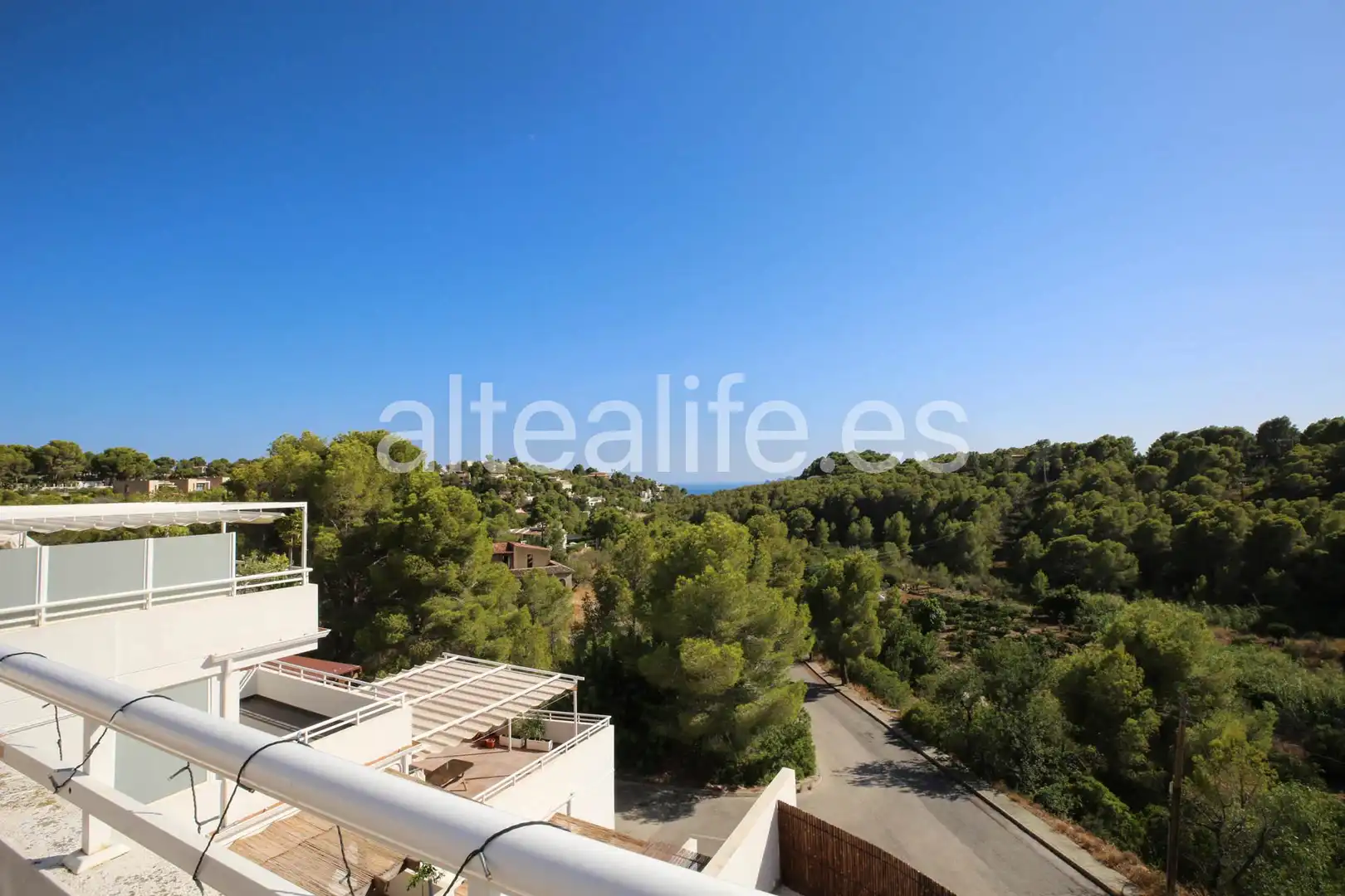 Außenansicht von Wohnungen zur Miete in Altea mit Klimaanlage, Heizung und Terrasse