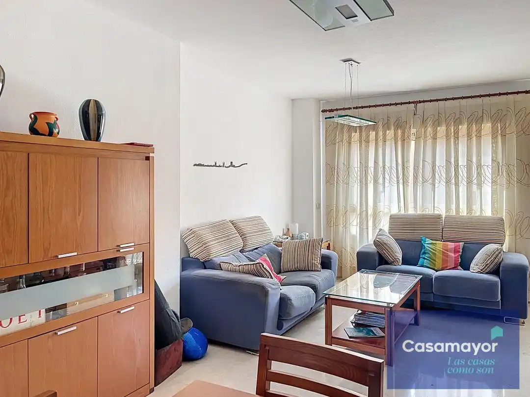 Sala d'estar de Pis en venda en Alicante / Alacant amb Aire condicionat, Calefacció i Jardí privat