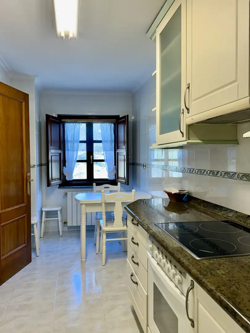 Kitchen of Flat for sale in San Roque de Riomiera  with Heating, Terrace and Storage room