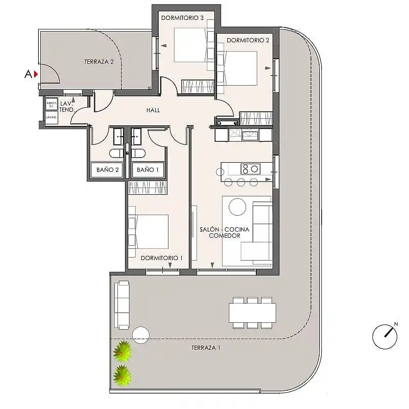 Apartament amb ascensor en venda a Los Pacos, imagen 18