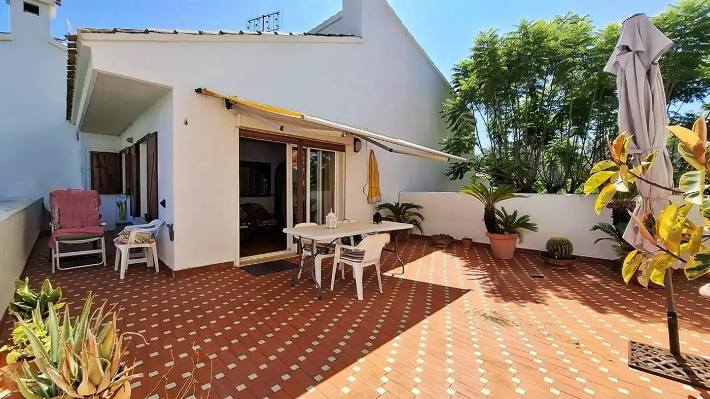 Terrassa de Casa adosada en venda en Dénia amb Terrassa, Traster i Piscina