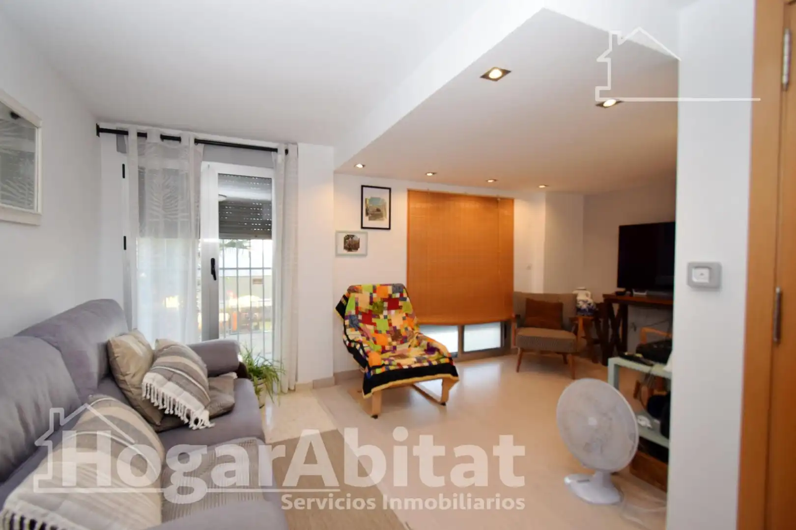 Living room of Flat for sale in Vilamarxant  with Air Conditioner, Terrace and Storage room