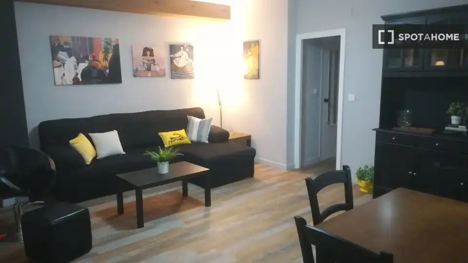 Living room of Apartments for share in Cartagena  with Air Conditioner, Terrace and Furnished