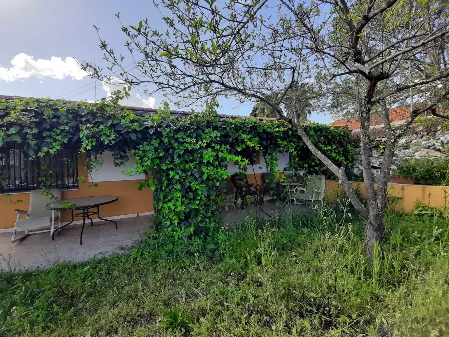 Garden of Houses for sale in Ceclavín  with Air Conditioner, Heating and Private garden