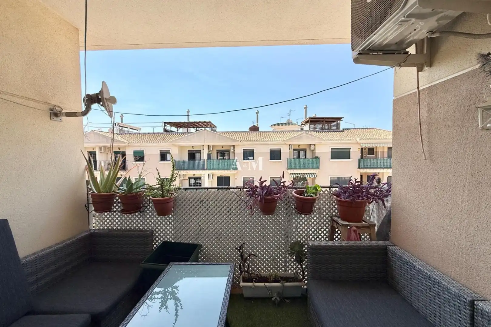Terrassa de Pis en venda en Los Alcázares amb Rentadora i Balcó