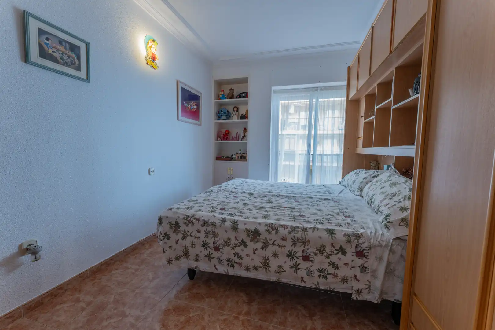 Schlafzimmer von Wohnung zum Verkauf in Elche / Elx mit Heizung, Terrasse und Möbliert
