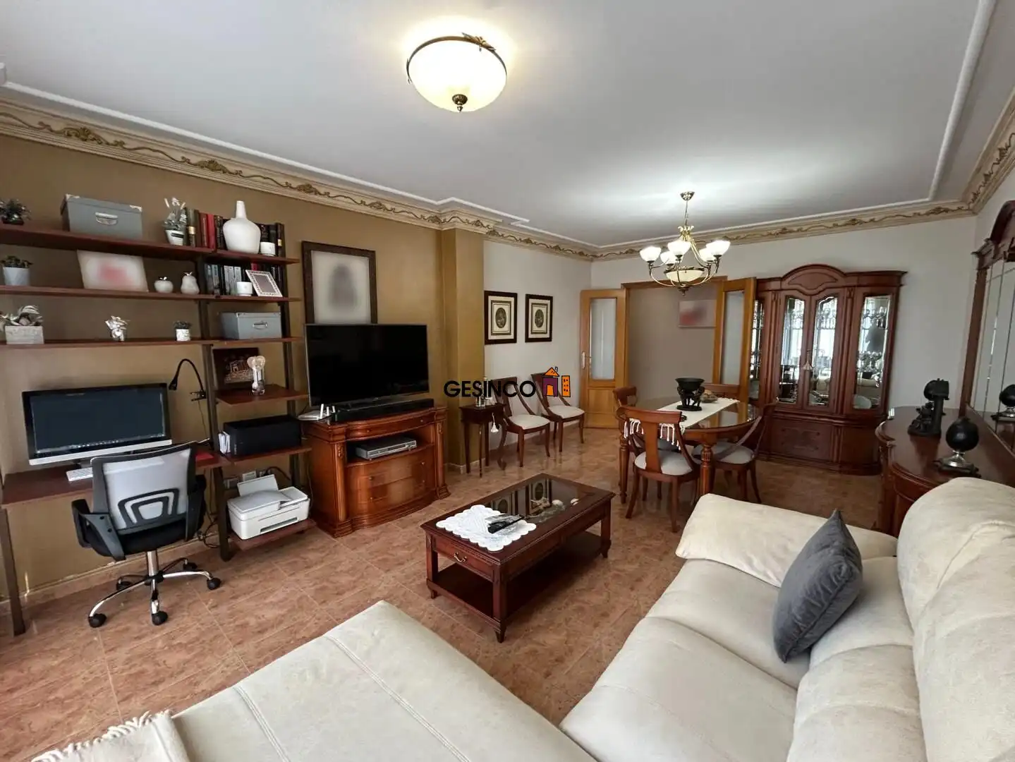 Wohnzimmer von Wohnung zum Verkauf in La Llosa de Ranes mit Klimaanlage, Abstellraum und Balkon