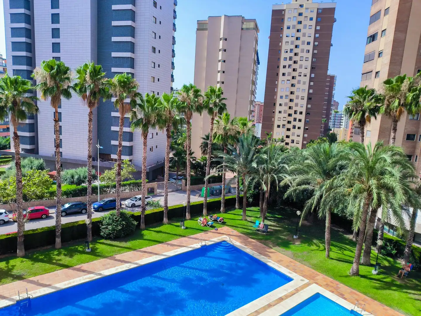 Piscina de Apartament en venda en Benidorm amb Calefacció, Moblat i Piscina comunitària