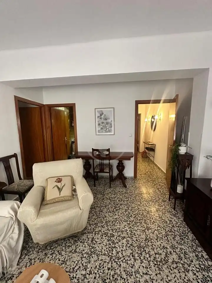 Living room of Flat for rent in Linares  with Air Conditioner, Terrace and Furnished