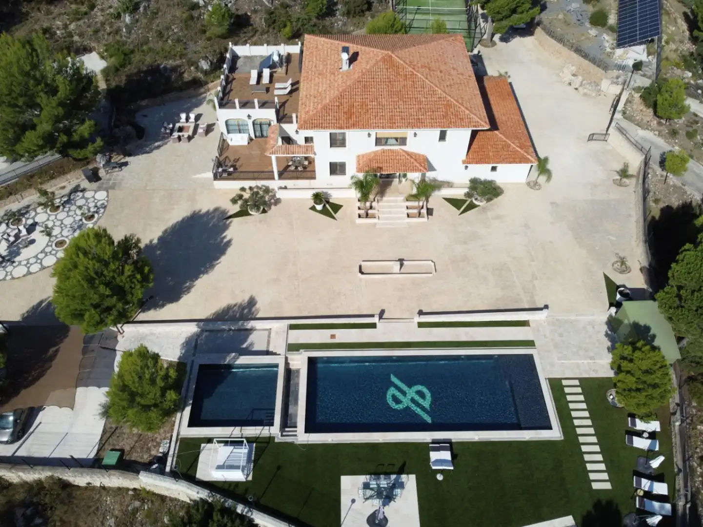 Piscina de Casa o chalet en venta en Benimantell con Aire acondicionado, Jardín privado y Terraza