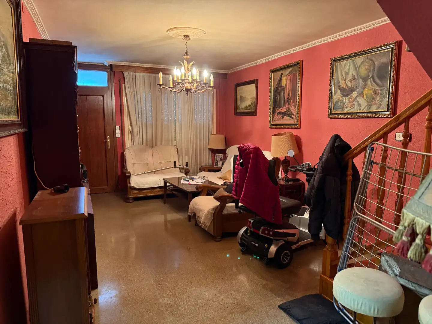 Sala de estar de Casa adosada en venta en Utebo con Aire acondicionado, Calefacción y Jardín privado