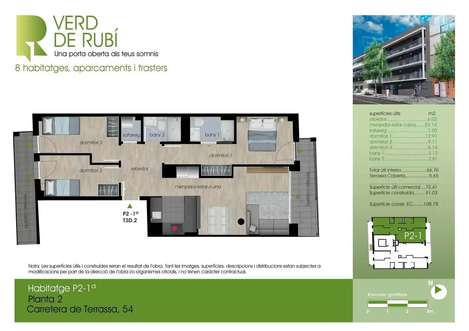 Piso en venta en Rubí con Aire acondicionado, Calefacción y Parquet