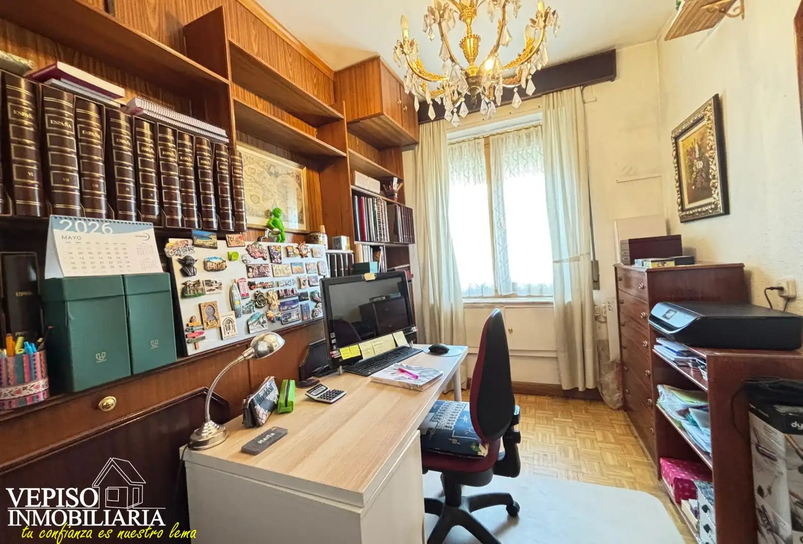Schlafzimmer von Wohnung zum Verkauf in Madrid mit Klimaanlage, Heizung und Parkett