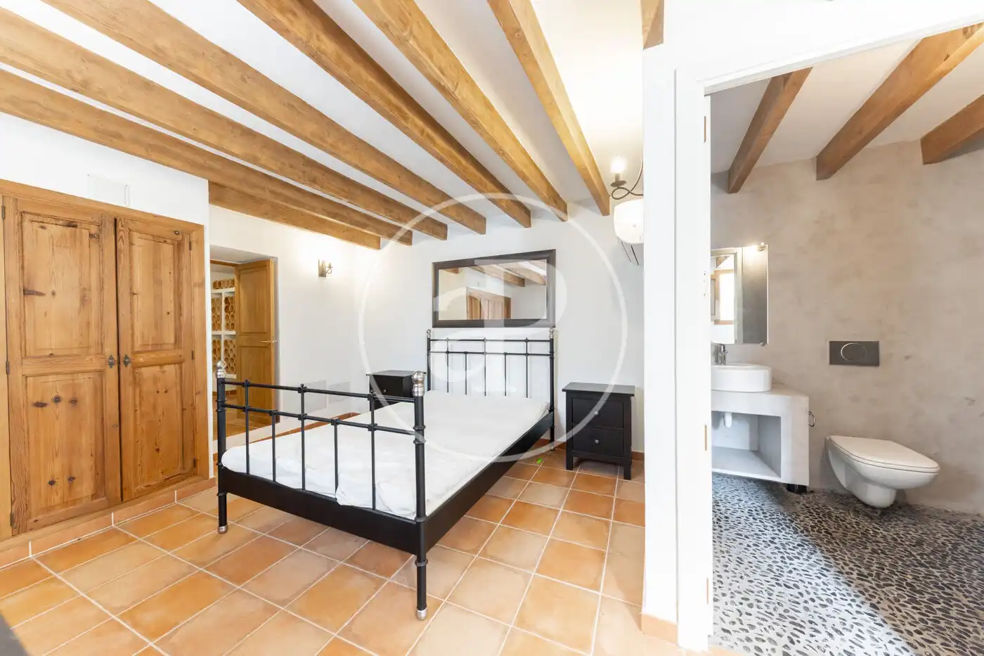 Dormitori de Casa o xalet en venda en  Palma de Mallorca amb Aire condicionat, Calefacció i Jardí privat