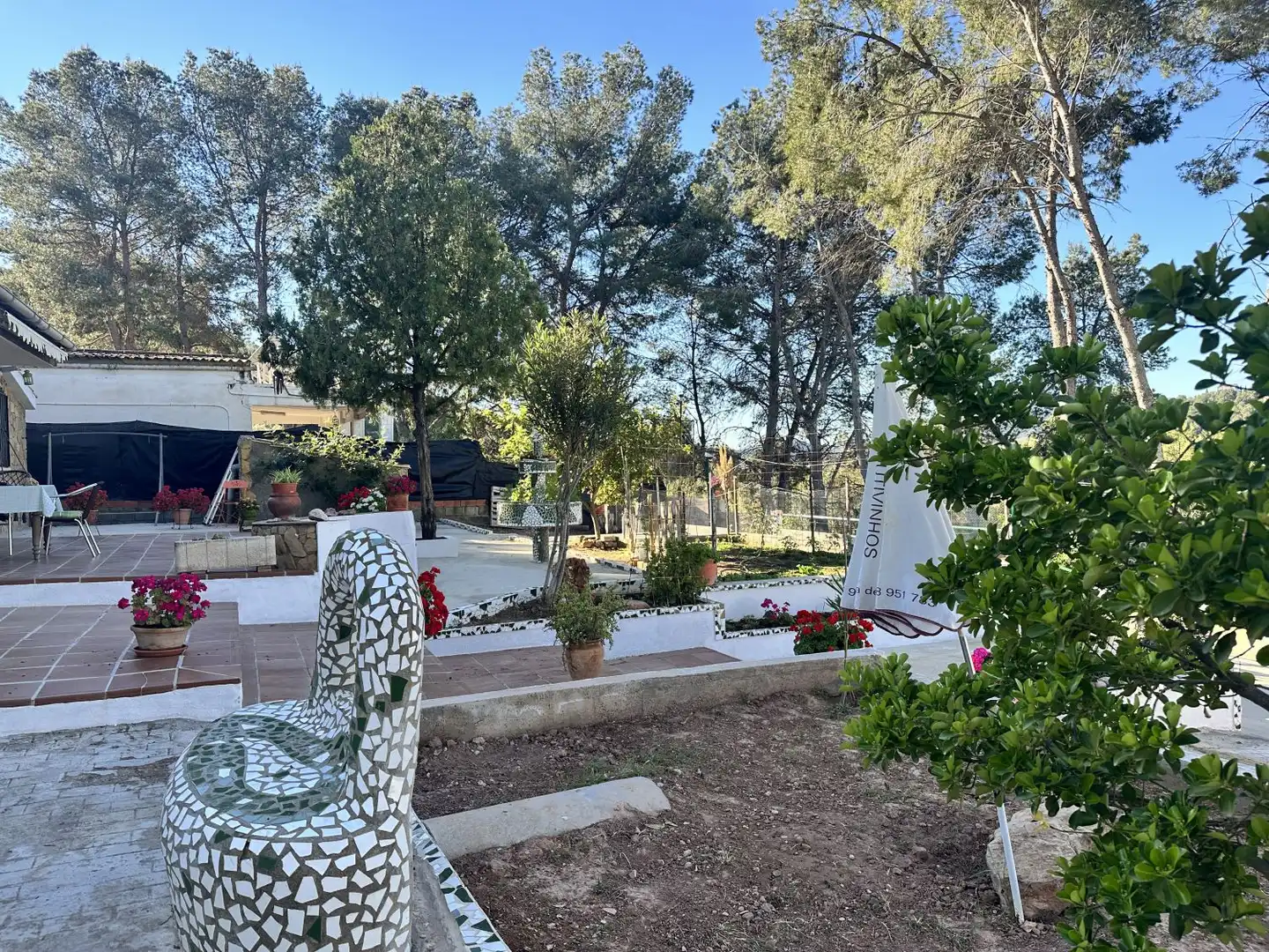 Garden of Houses for sale in Alfara de la Baronia  with Heating, Private garden and Terrace