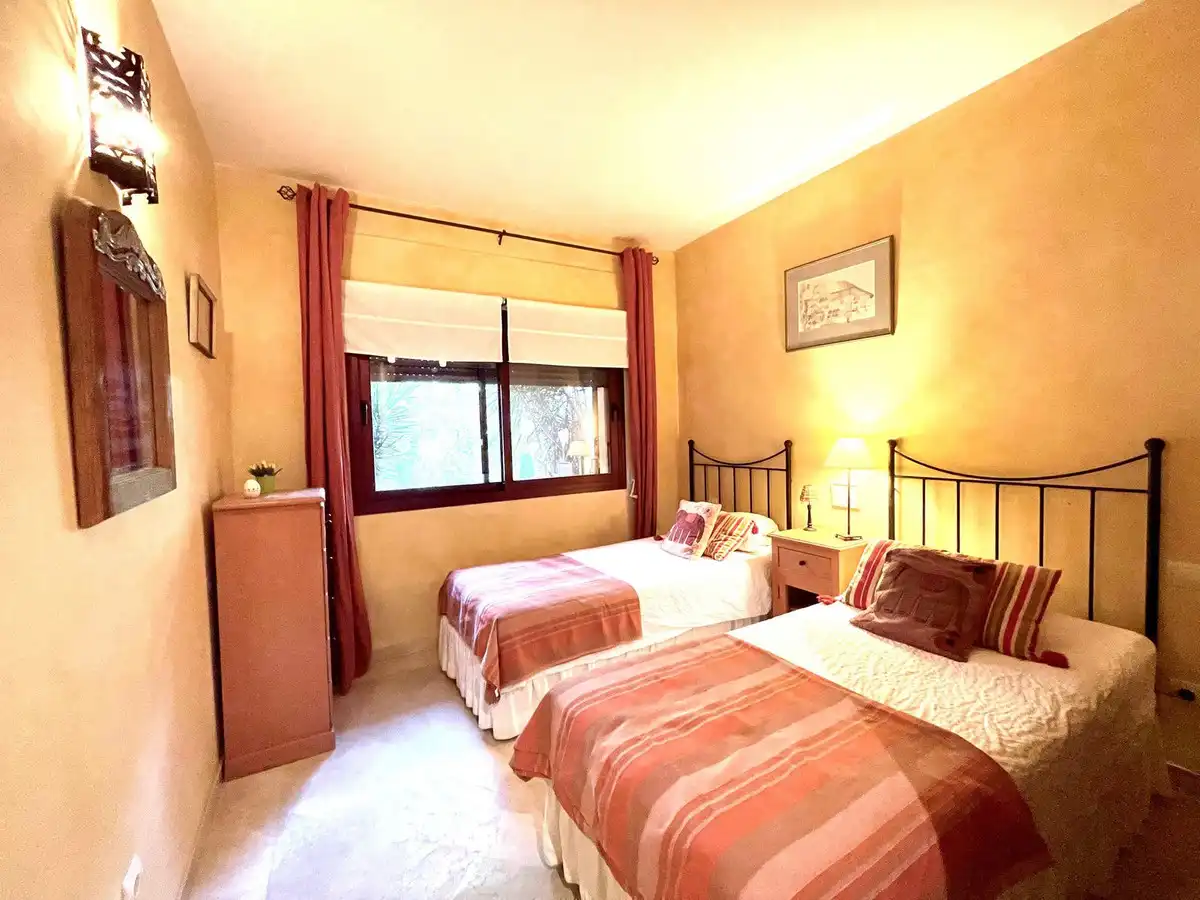 Bedroom of Flat for sale in Marbella  with Air Conditioner, Terrace and Storage room