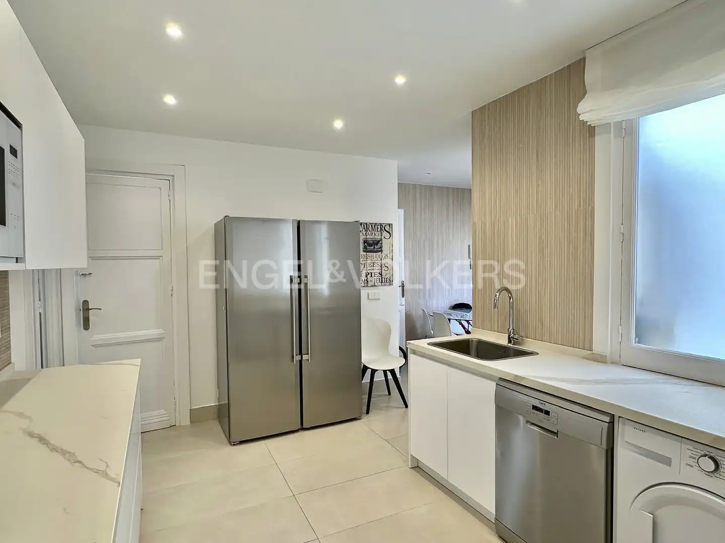 Cocina de Piso de alquiler en Madrid con Aire acondicionado, Calefacción y Amueblado