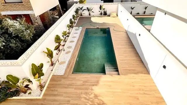 Piscina de Casa o xalet en venda en El Verger amb Calefacció, Jardí privat i Terrassa