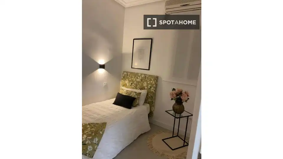 Habitación de Piso de alquiler en Madrid con Aire acondicionado, Calefacción y Amueblado