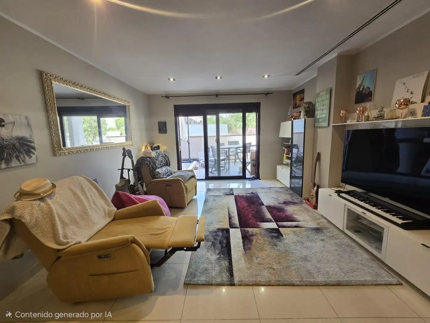 Sala de estar de Planta baja en venta en Inca con Aire acondicionado, Jardín privado y Terraza