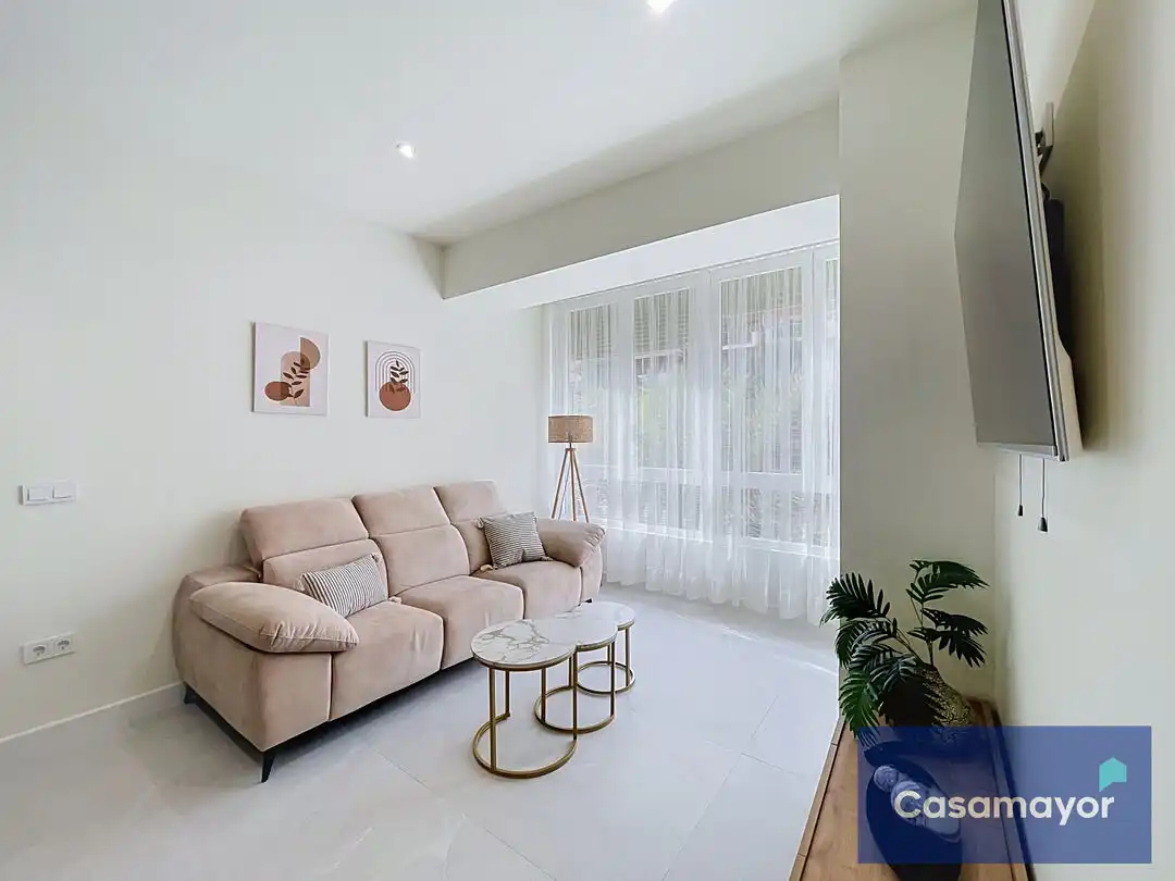 Sala d'estar de Pis de lloguer en Alicante / Alacant amb Aire condicionat