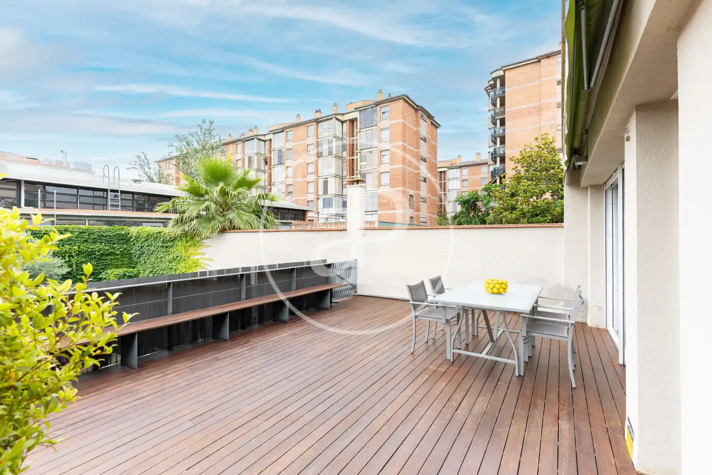 Terrassa de Casa adosada en venda en Sabadell amb Aire condicionat, Calefacció i Jardí privat