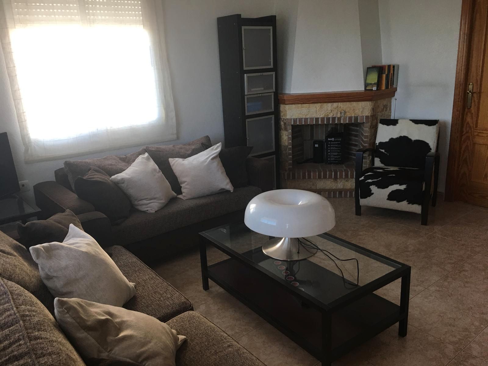 Living room of House or chalet to rent in Orihuela  with Air Conditioner, Private garden and Swimming Pool