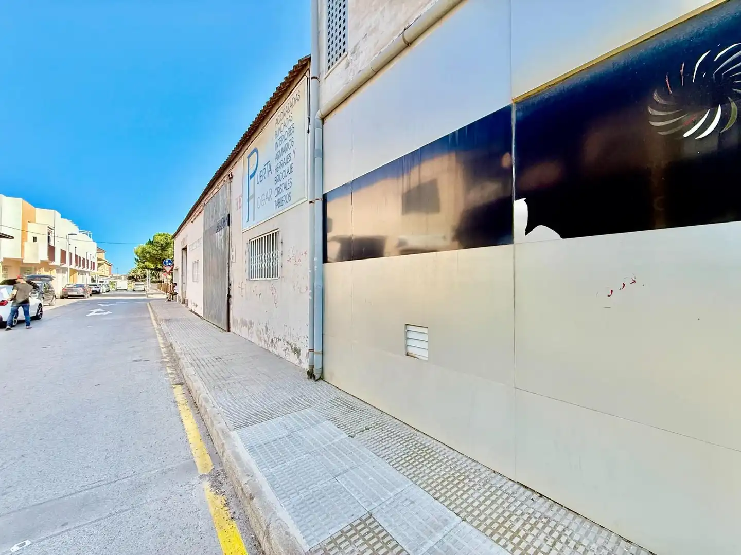 Vista exterior de Nave industrial en venta en San Pedro del Pinatar