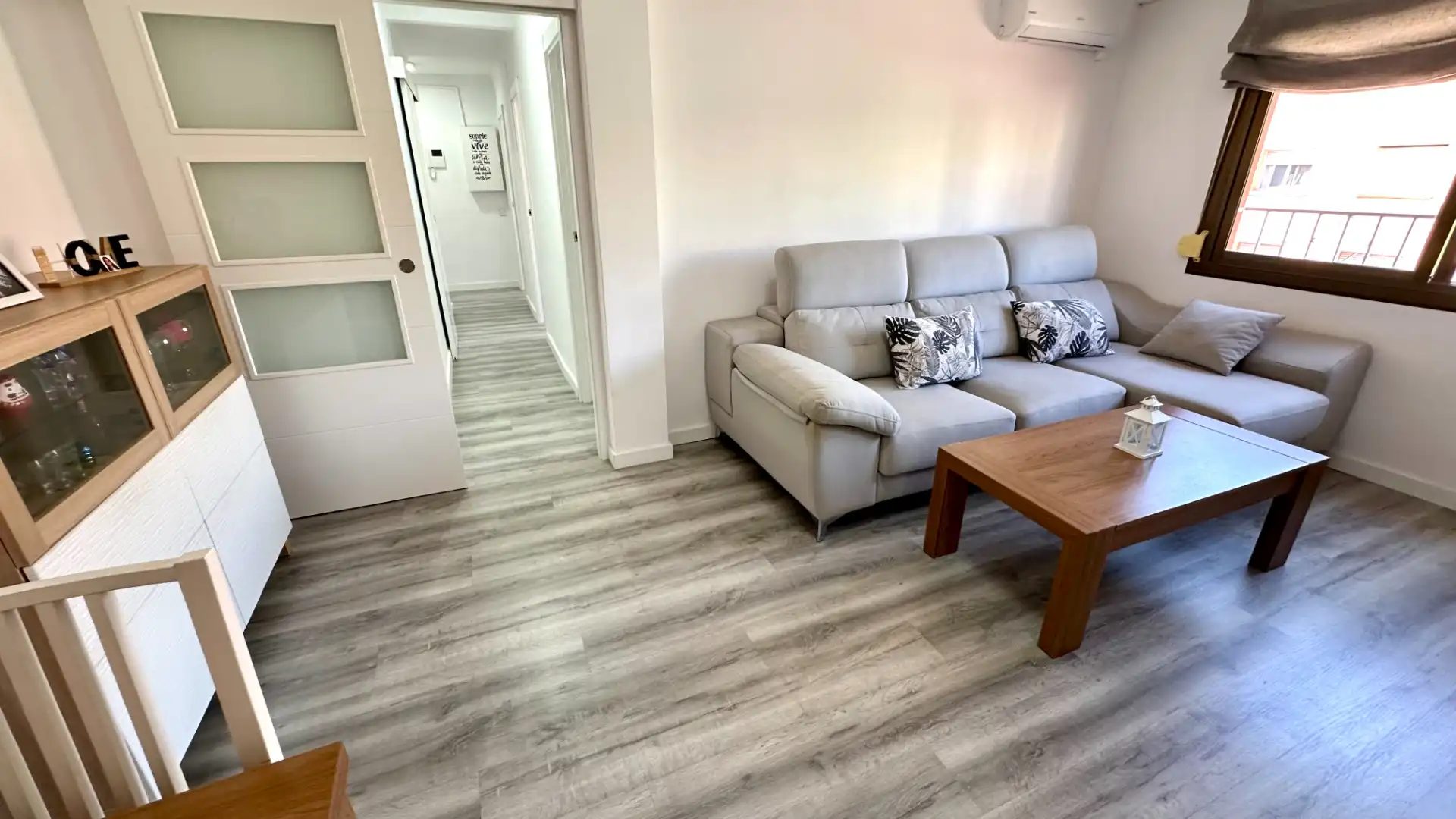 Living room of Attic for sale in Badalona  with Air Conditioner, Heating and Parquet flooring