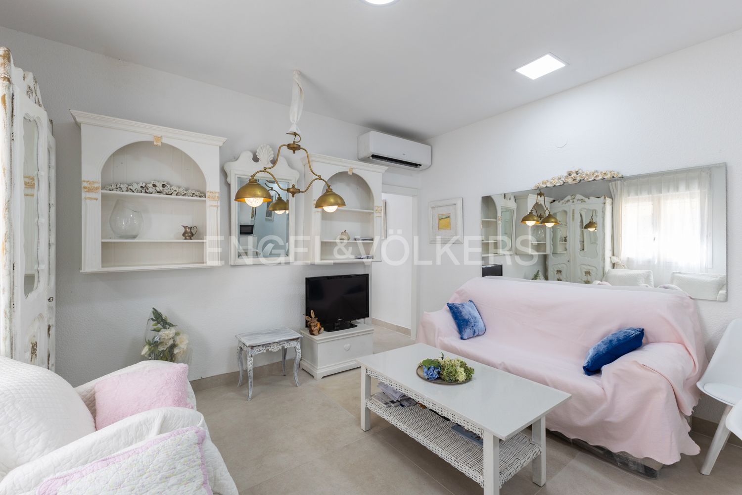 Sala de estar de Apartamento en venta en  Valencia Capital con Aire acondicionado, Calefacción y Jardín privado