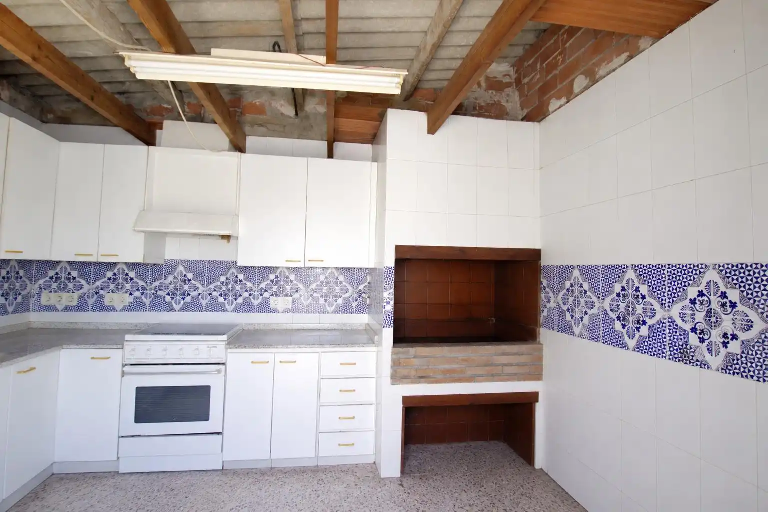 Cocina de Casa o chalet en venta en Elche / Elx con Jardín privado y Alarma
