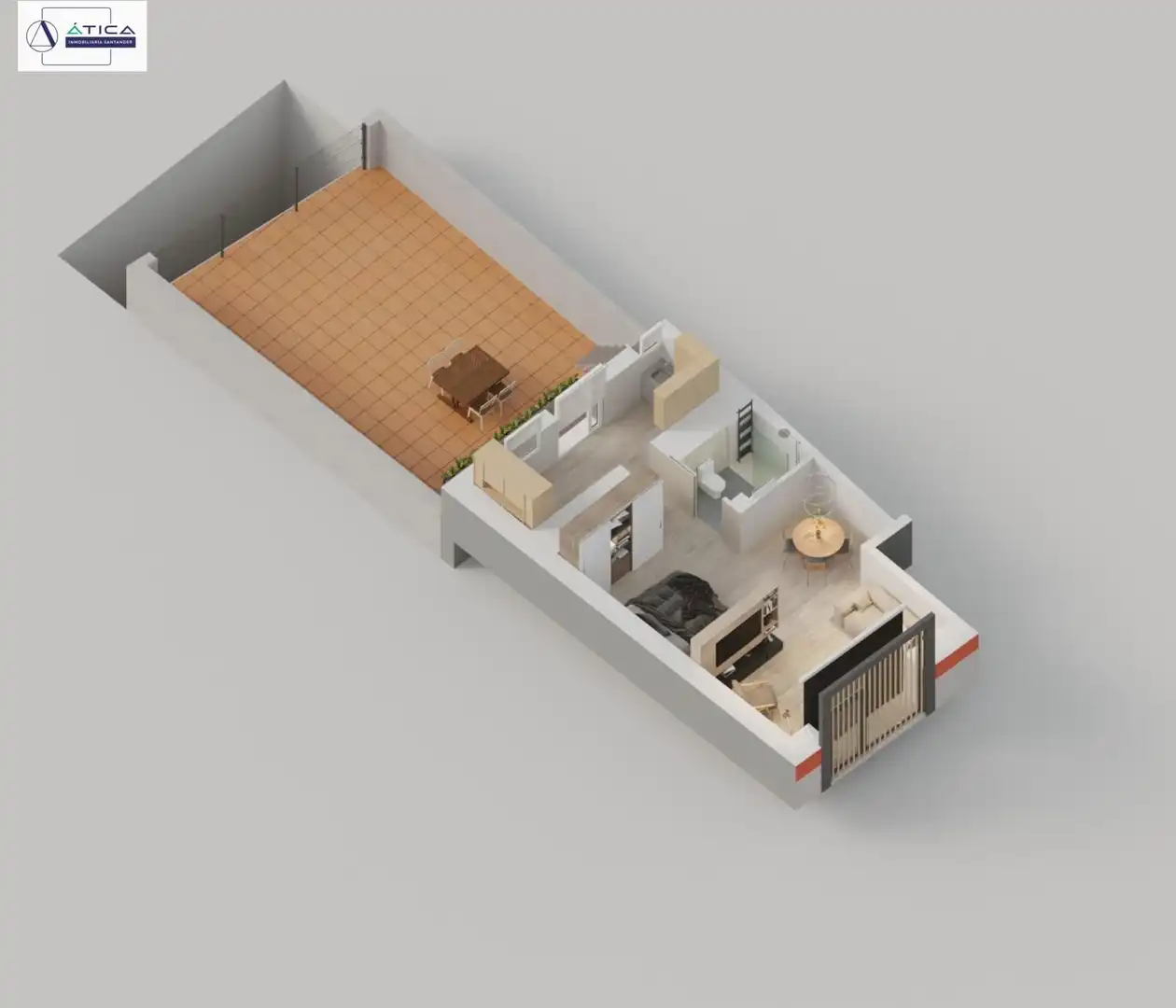 Wohnung zum Verkauf in Santander mit Heizung und Möbliert